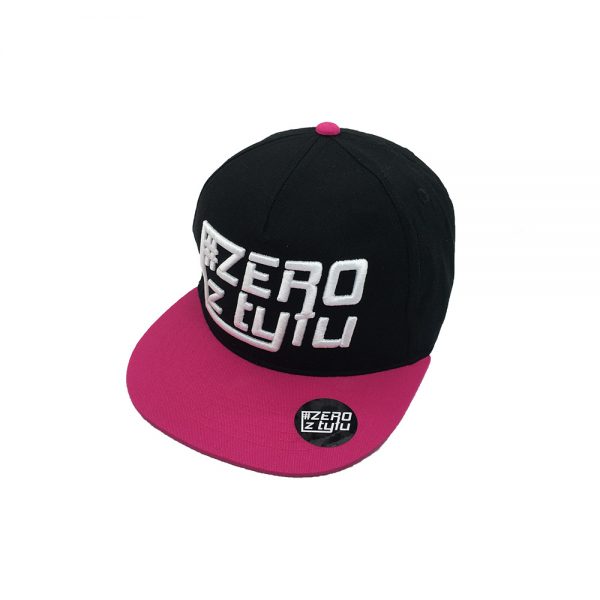Czapka SNAPBACK #ZEROztyłu 3D (różowy)