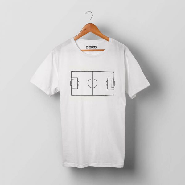 T-shirt piłkarski z nadrukiem BOISKO