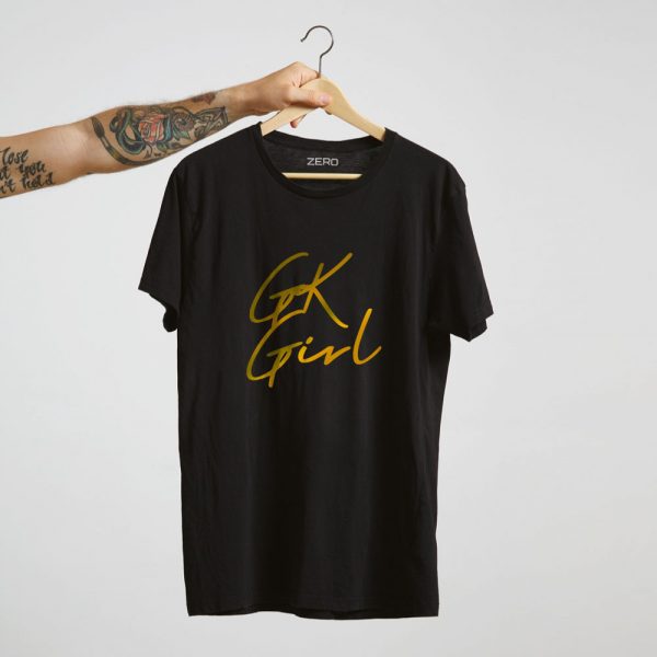 T-shirt bramkarski z nadrukiem GK GIRL