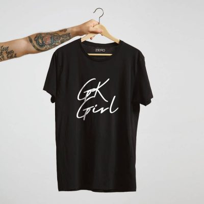 T-shirt bramkarski z nadrukiem GK GIRL