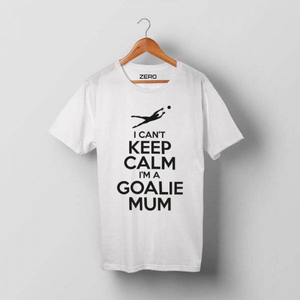 T-shirt bramkarski z nadrukiem GOALIE MUM