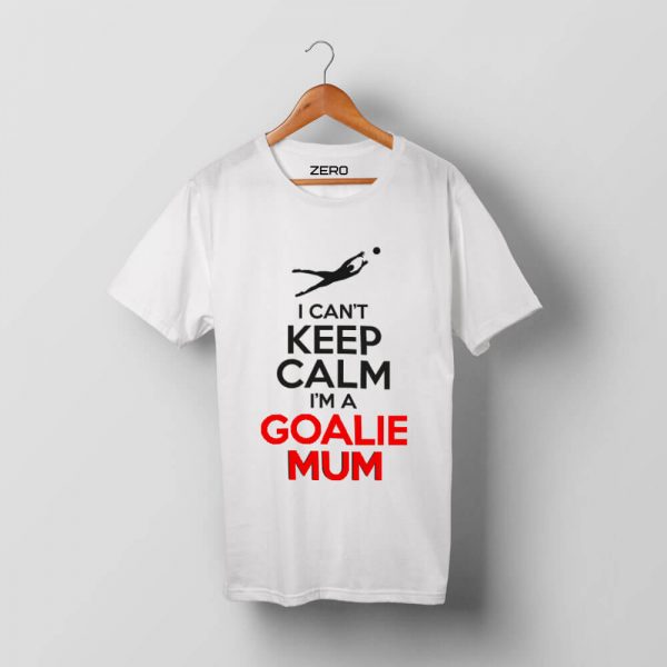 T-shirt bramkarski z nadrukiem GOALIE MUM