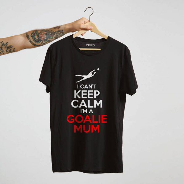 T-shirt bramkarski z nadrukiem GOALIE MUM
