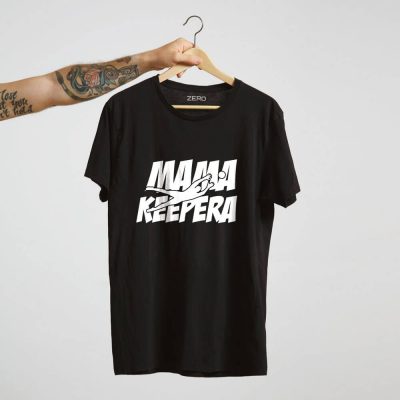 T-shirt z nadrukiem MAMA KEEPERA