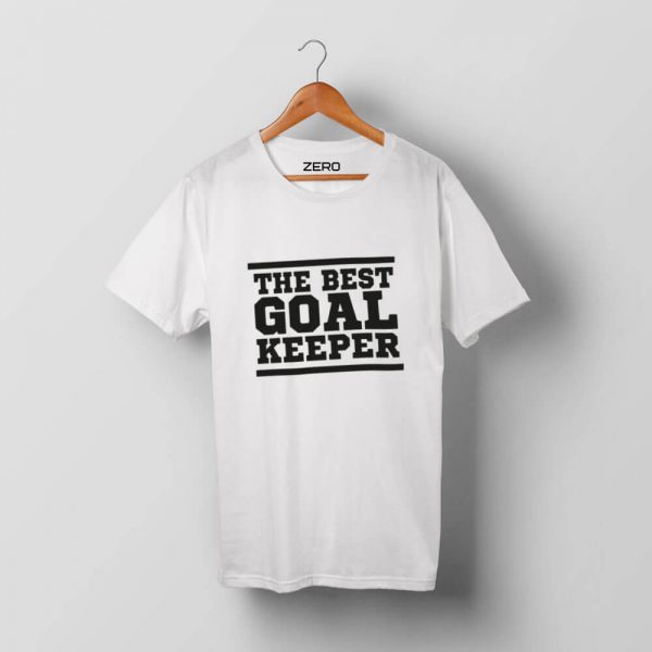 T-shirt dla bramkarza z nadrukiem THE BEST GOALKEEPER
