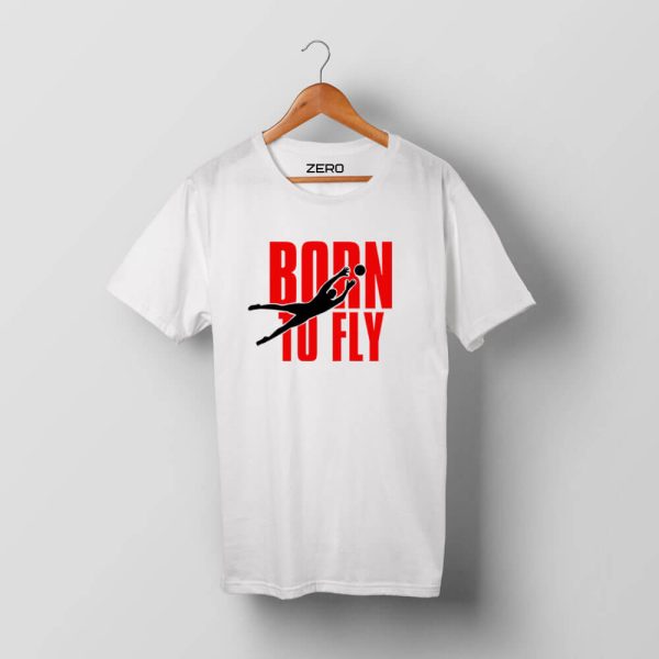 T-shirt BORN TO FLY KEEPER - obrazek 2
